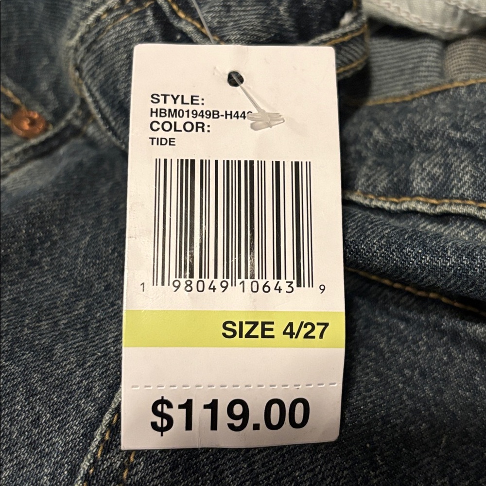 NWT Habitual Peyton Cuffed Straight Leg Jeans 27 - Picture 13 of 15